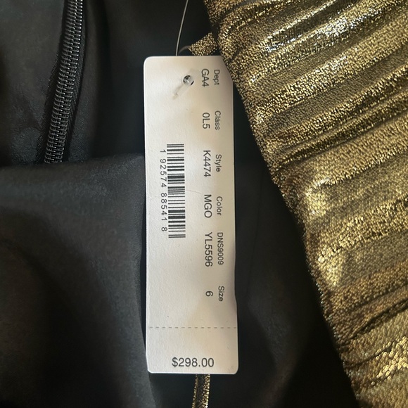 J. Crew Shimmering Gold Dress with Adjustable Spaghetti Straps - Picture 6 of 6